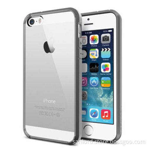 2-in-1 Cases for iPhone, Made of TPU Frame + Acrylic Back Cover